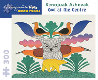ASHEVAK Kenojuak - Owl at the centre
