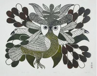 ASHEVAK Kenojuak - Flower Bird